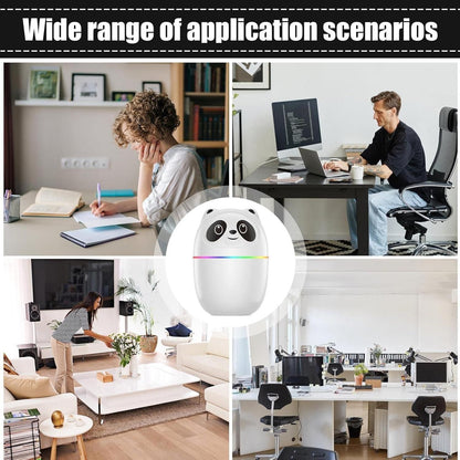 Mini Cute Panda Cool Mist Humidifier – 220ml