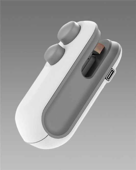 Portable Mini Sealing Machine 2-in-1 – USB Rechargeable Magnetic Bag Sealer with Cutter