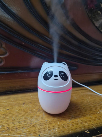 Mini Cute Panda Cool Mist Humidifier – 220ml