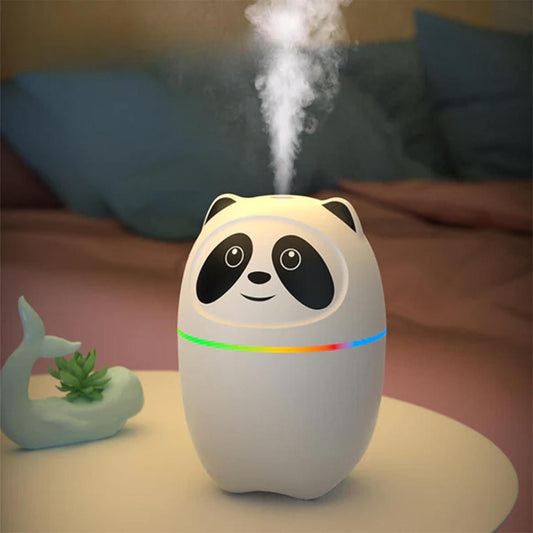 Mini Cute Panda Cool Mist Humidifier – 220ml