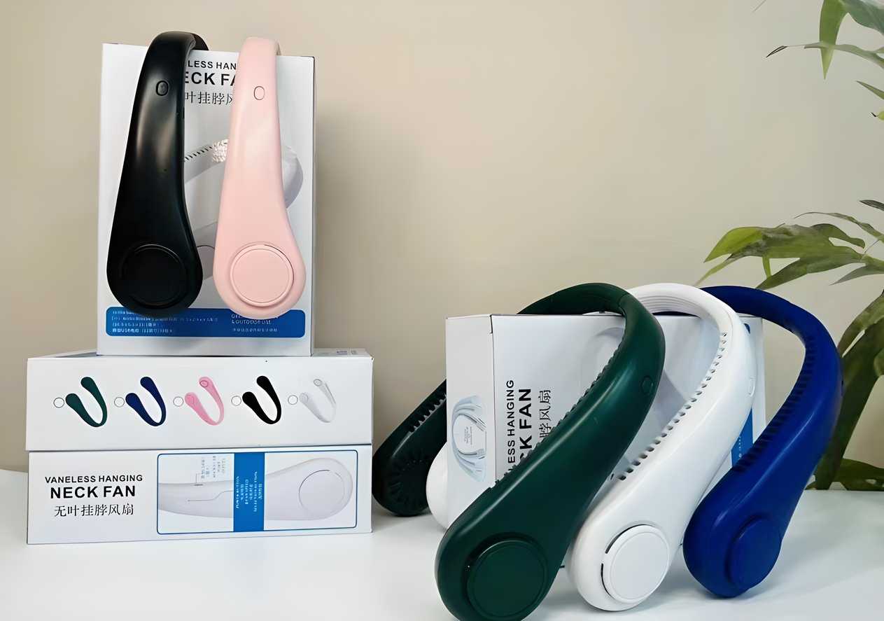 Portable Neck Fan – Hands-Free Bladeless USB Fan